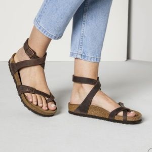 Birkenstock Yara Oiled Leather Sandals